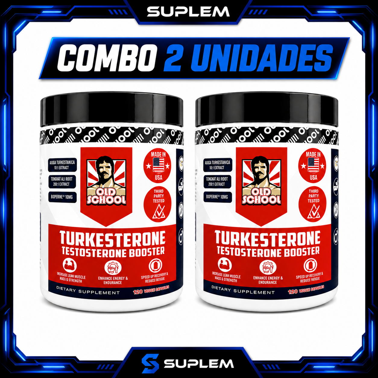 COMBO TURKESTERONE 2 UNIDADES