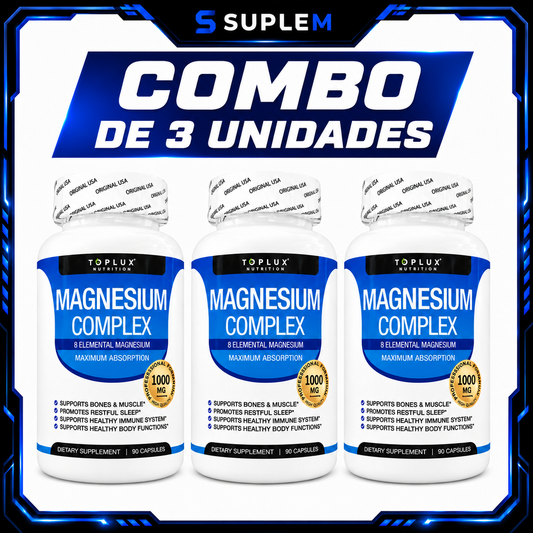 COMBO 3 UNIDADES MAGNESIO COMPLEX