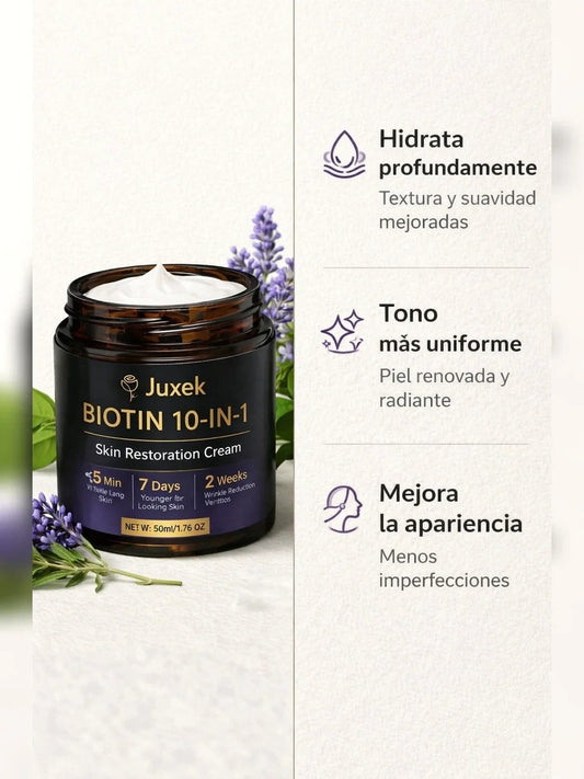 Crema Tópica con Biotina 10 en 1