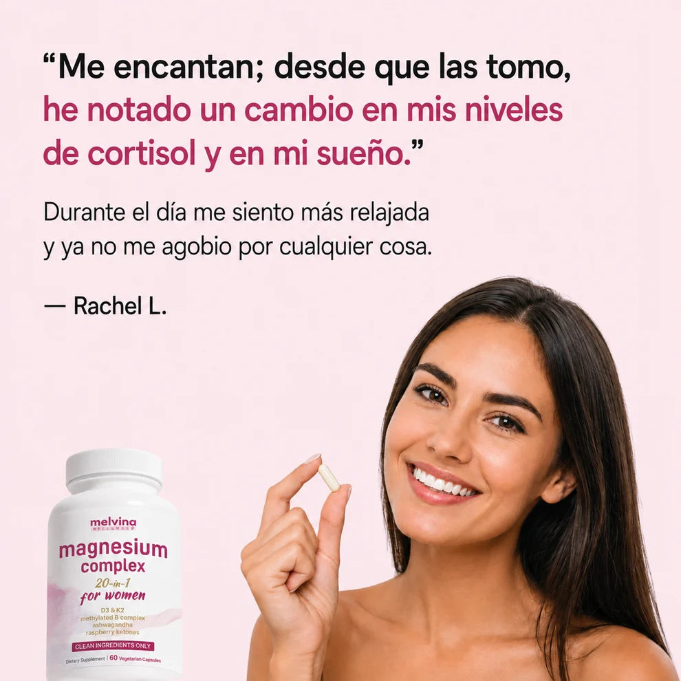 Magnesium Complex 20 en 1 para Mujeres – Toplux Nutrition