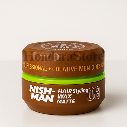 Nishman 08 Matte Hair Styling Wax 150 ml (CERA)