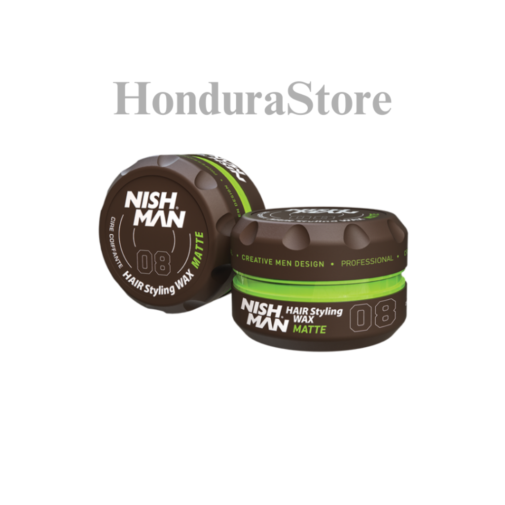 Nishman 08 Matte Hair Styling Wax 150 ml (CERA)