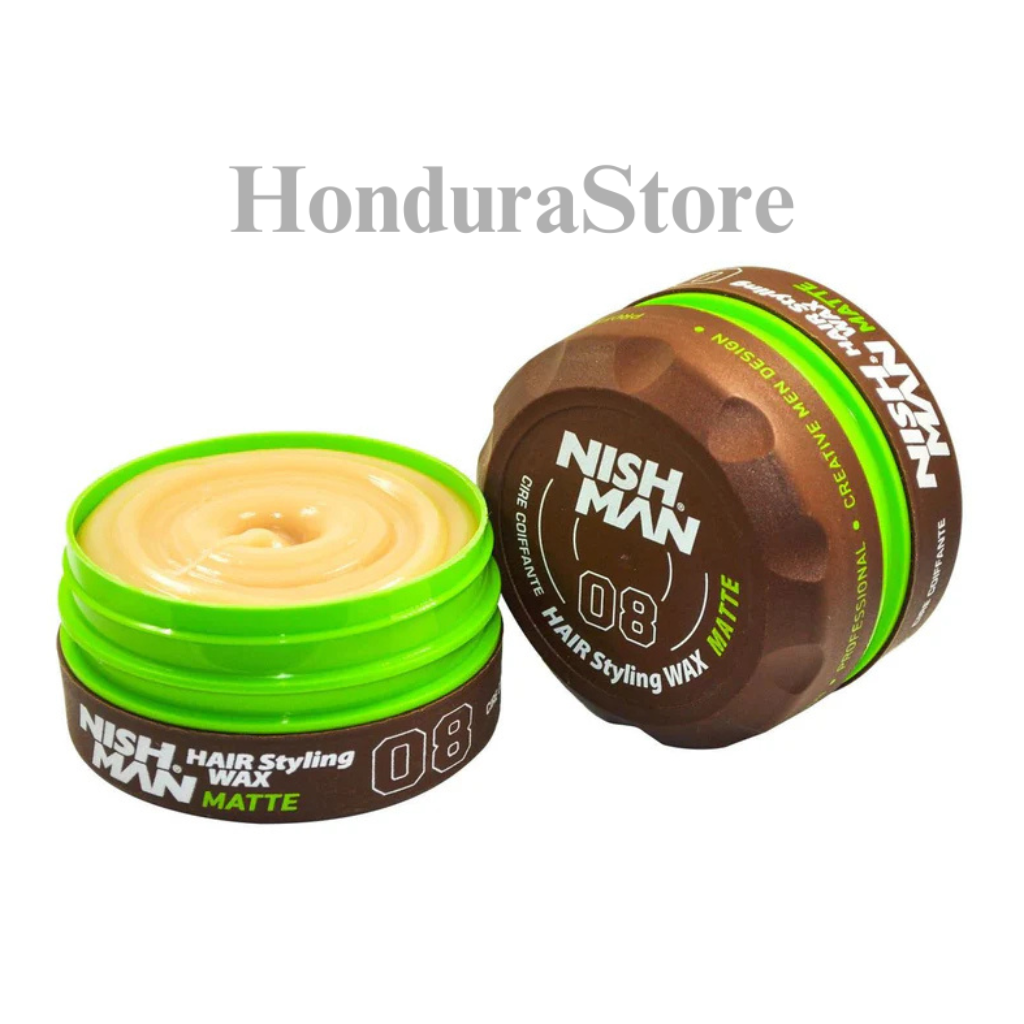 Nishman 08 Matte Hair Styling Wax 150 ml (CERA)