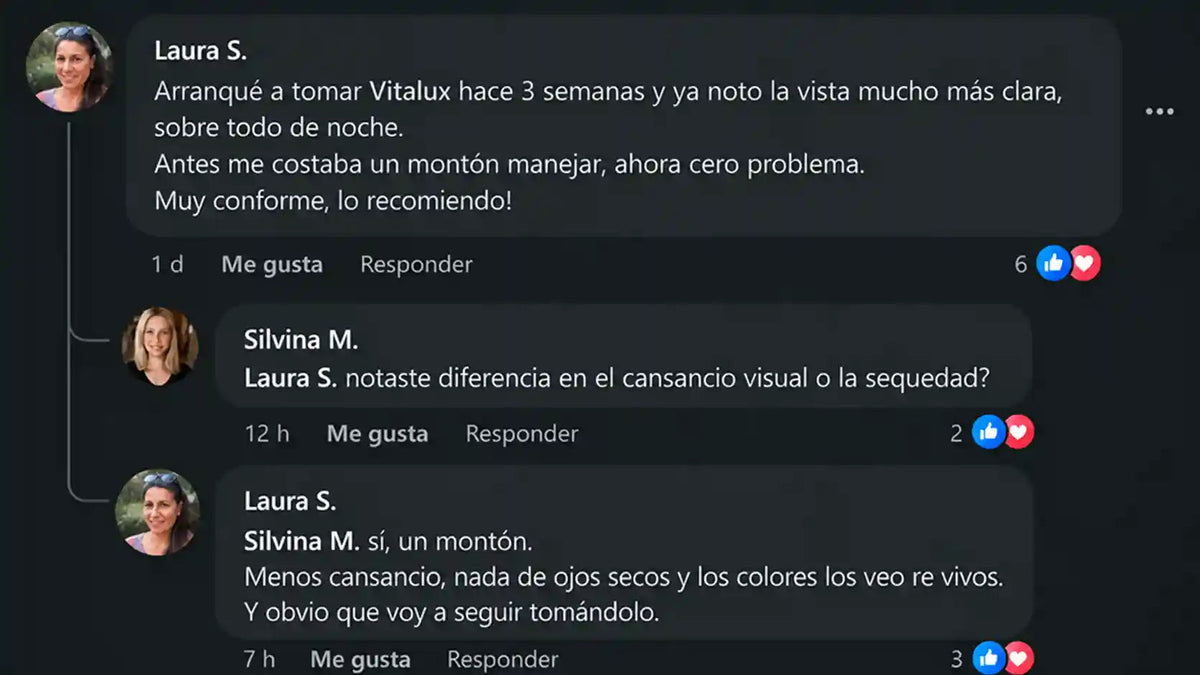 Testimonio de cliente de VitaLux